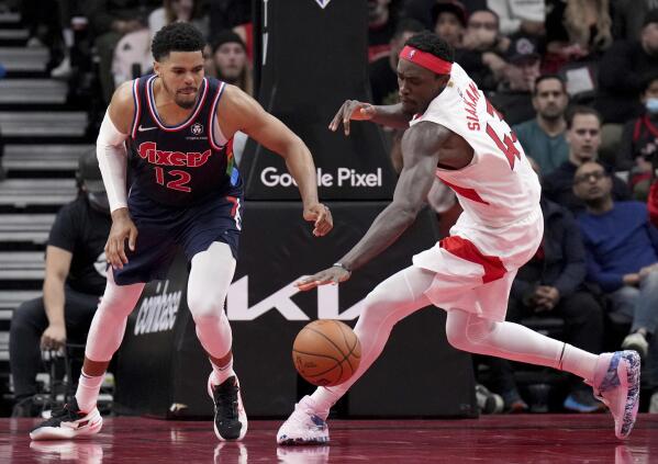 Siakam scores 34 as Raptors avoid sweep beat 76ers 110 102 AP News